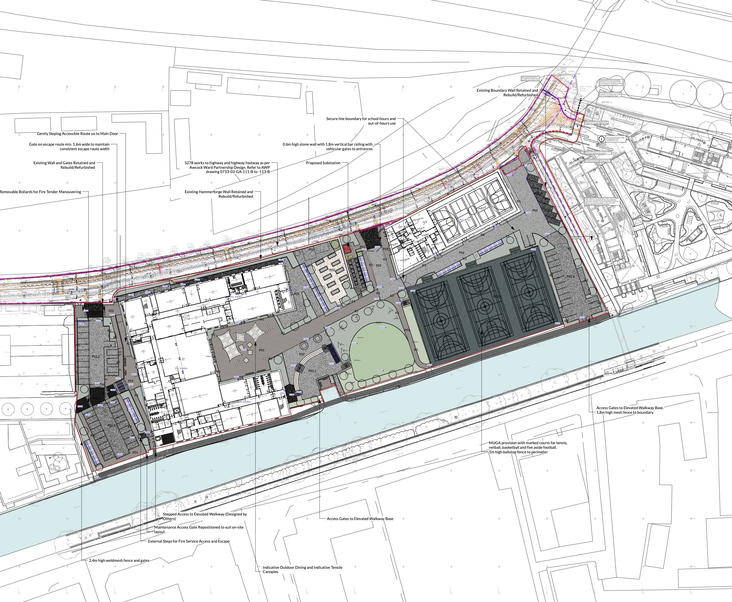 FS0780-SRL-XX-XX-D-L-0001 P08 General Arrangement - Landscape Masterplan